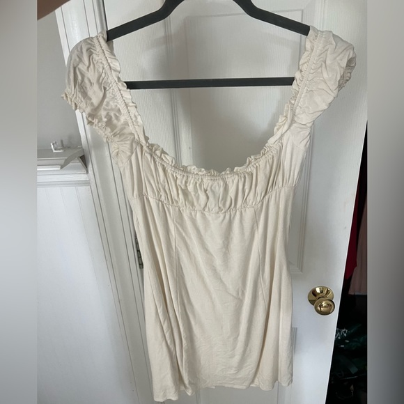 Linen Princess Polly Mini Dress (Button up and Tie Top) - Picture 2 of 3